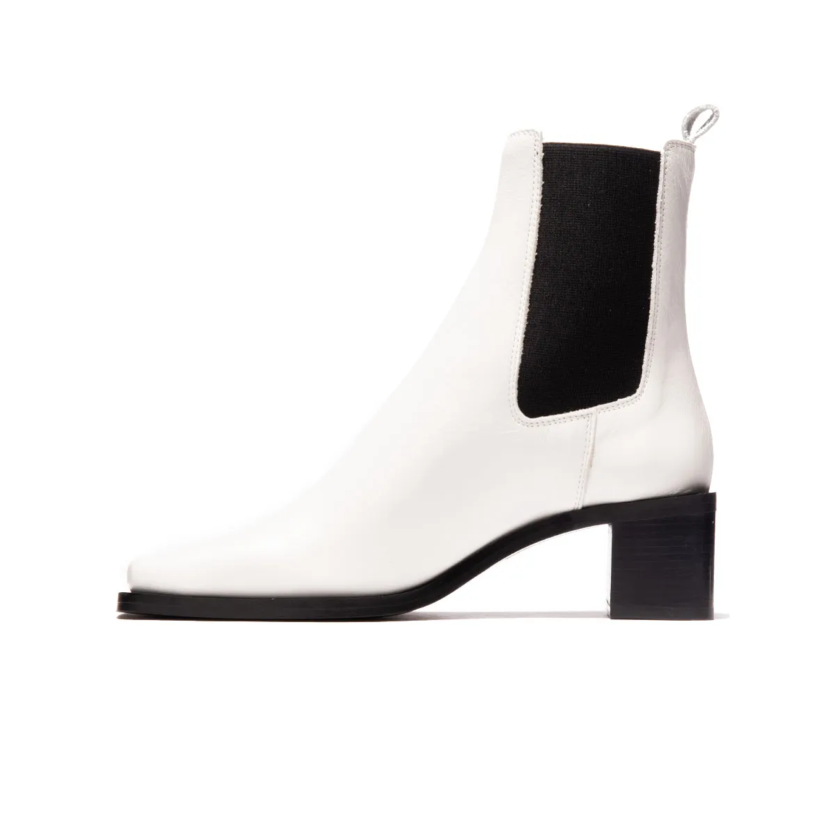 Albans White Leather
