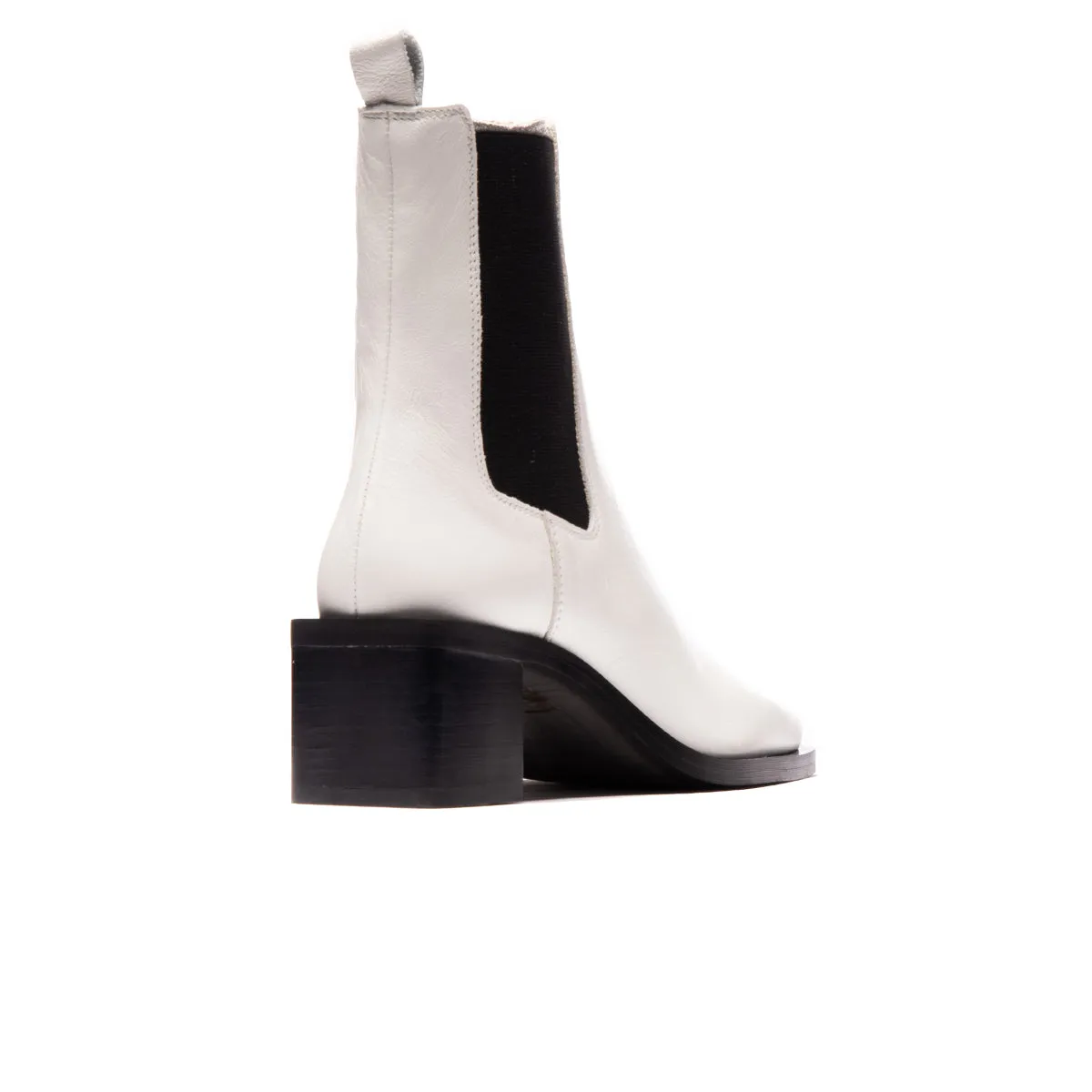 Albans White Leather