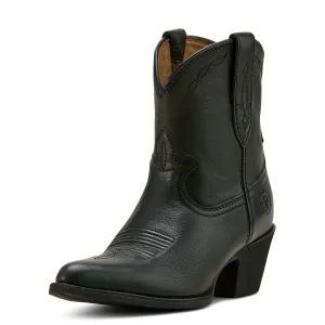 Ariat Ladies 10061309 Maggie Ankle Western Boots in Black Night