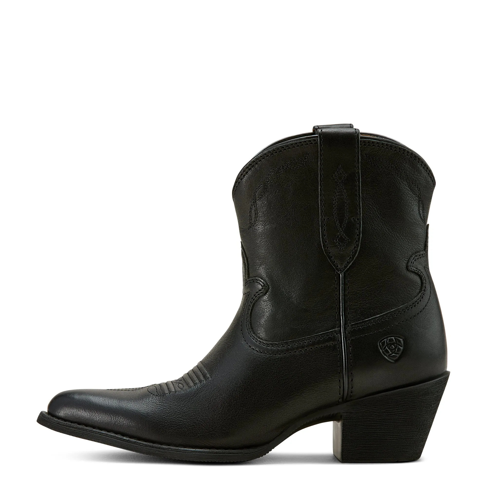 Ariat Ladies 10061309 Maggie Ankle Western Boots in Black Night