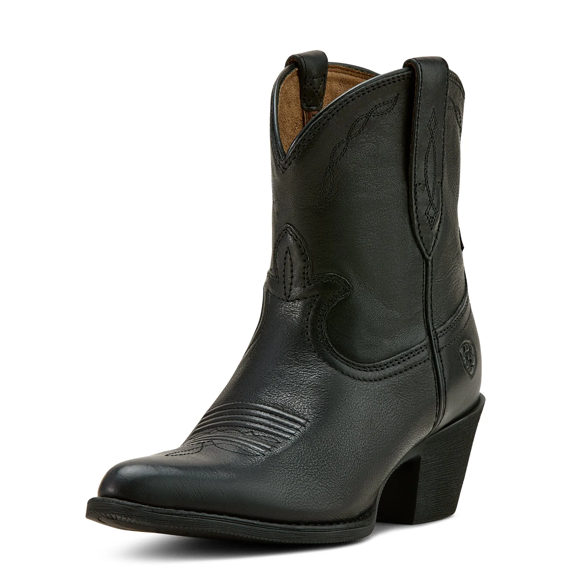 Ariat Ladies 10061309 Maggie Ankle Western Boots in Black Night