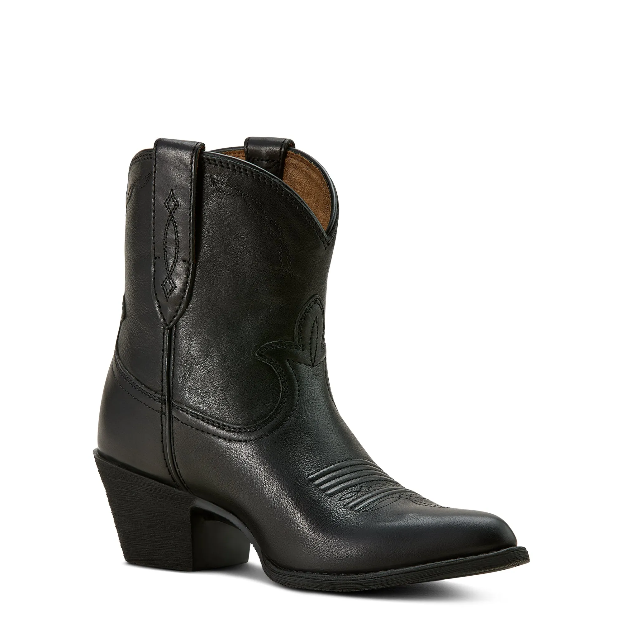 Ariat Ladies 10061309 Maggie Ankle Western Boots in Black Night