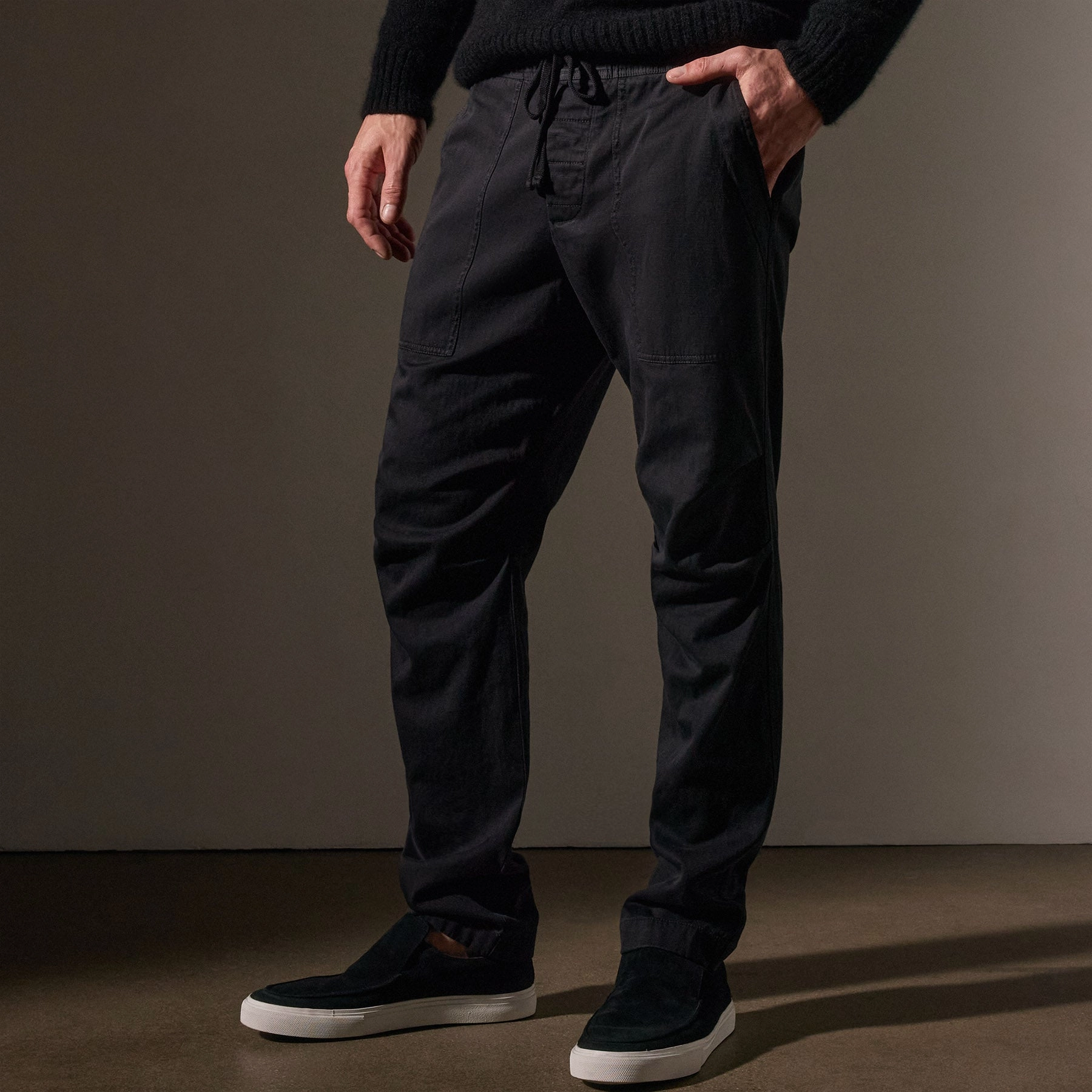 Army Cotton Slub Utility Pant - Black Pigment