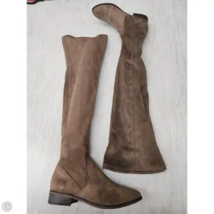 Boots Knee Flats By Aldo In Brown, Size: 6.5