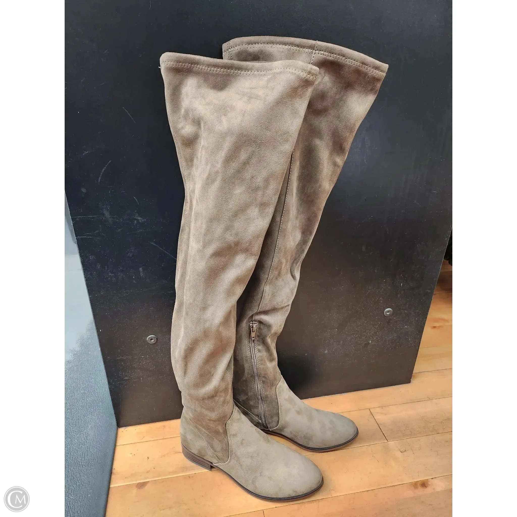 Boots Knee Flats By Aldo In Brown, Size: 6.5