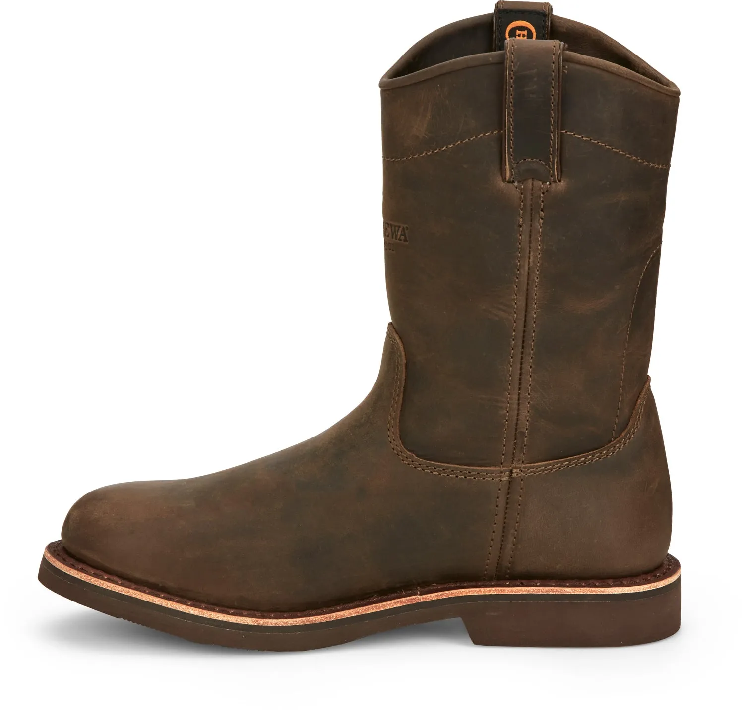 Chippewa Mens Classic 2.0 10in Pull On Chocolate Apache Leather Work Boots 9.5 D