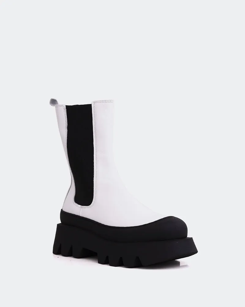 Cranbrook White Leather