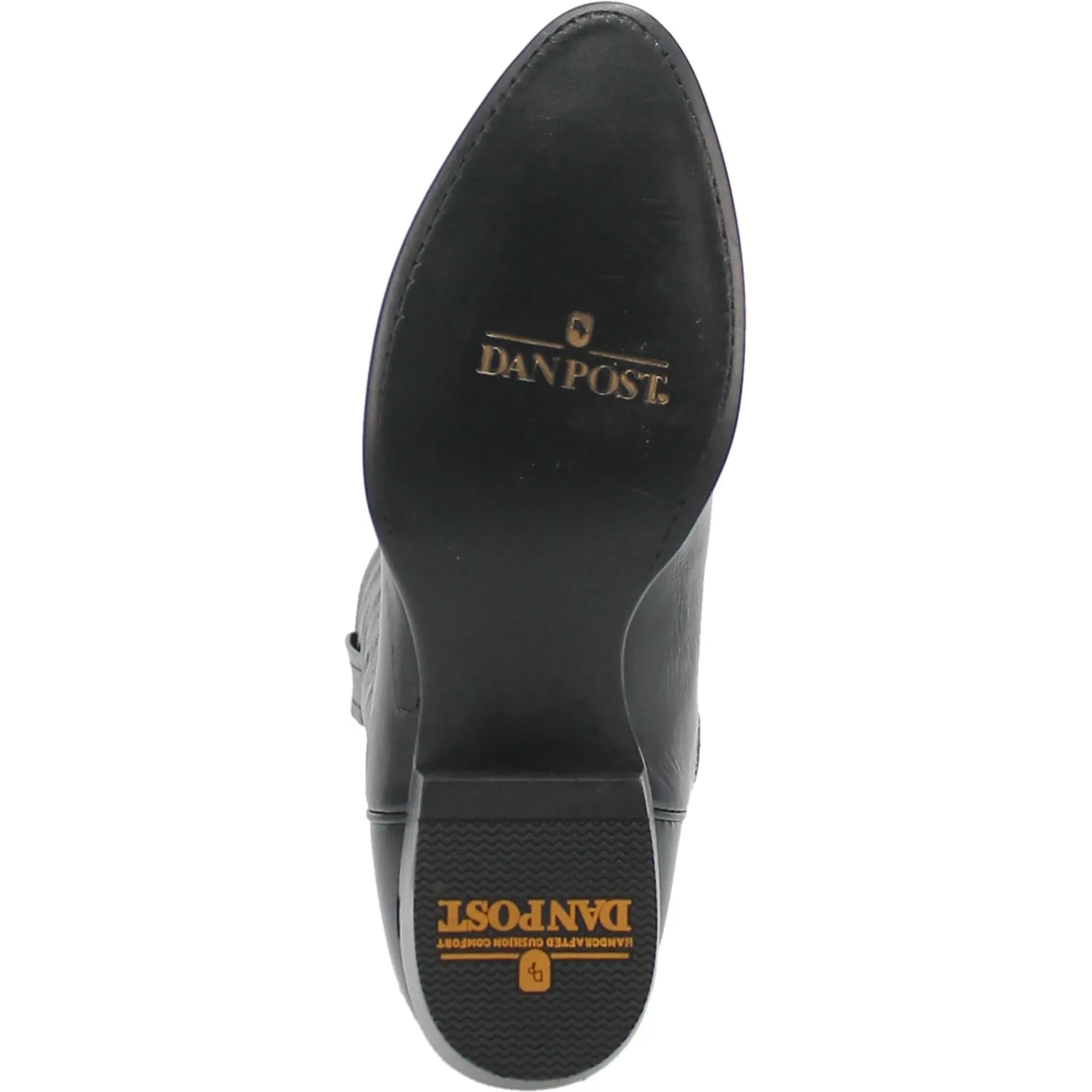 Dan Post Mens Milwaukee Cowboy Boots Leather Black 11 B