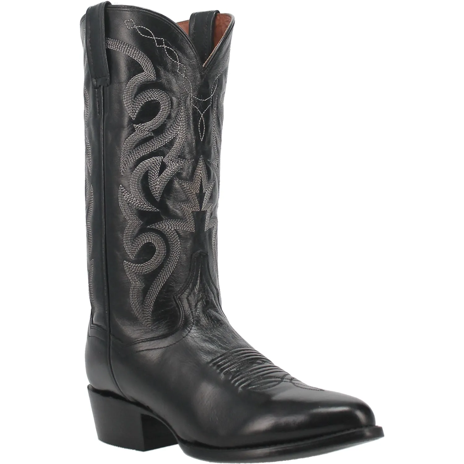 Dan Post Mens Milwaukee Cowboy Boots Leather Black 11 B