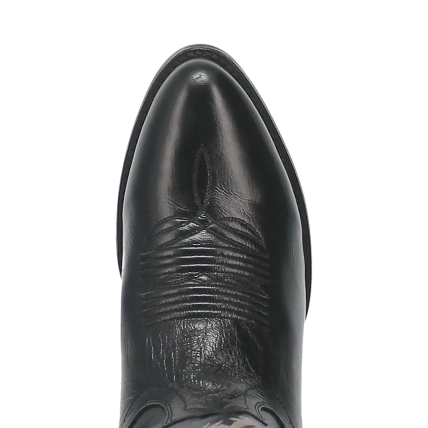 Dan Post Mens Milwaukee Cowboy Boots Leather Black 11 B