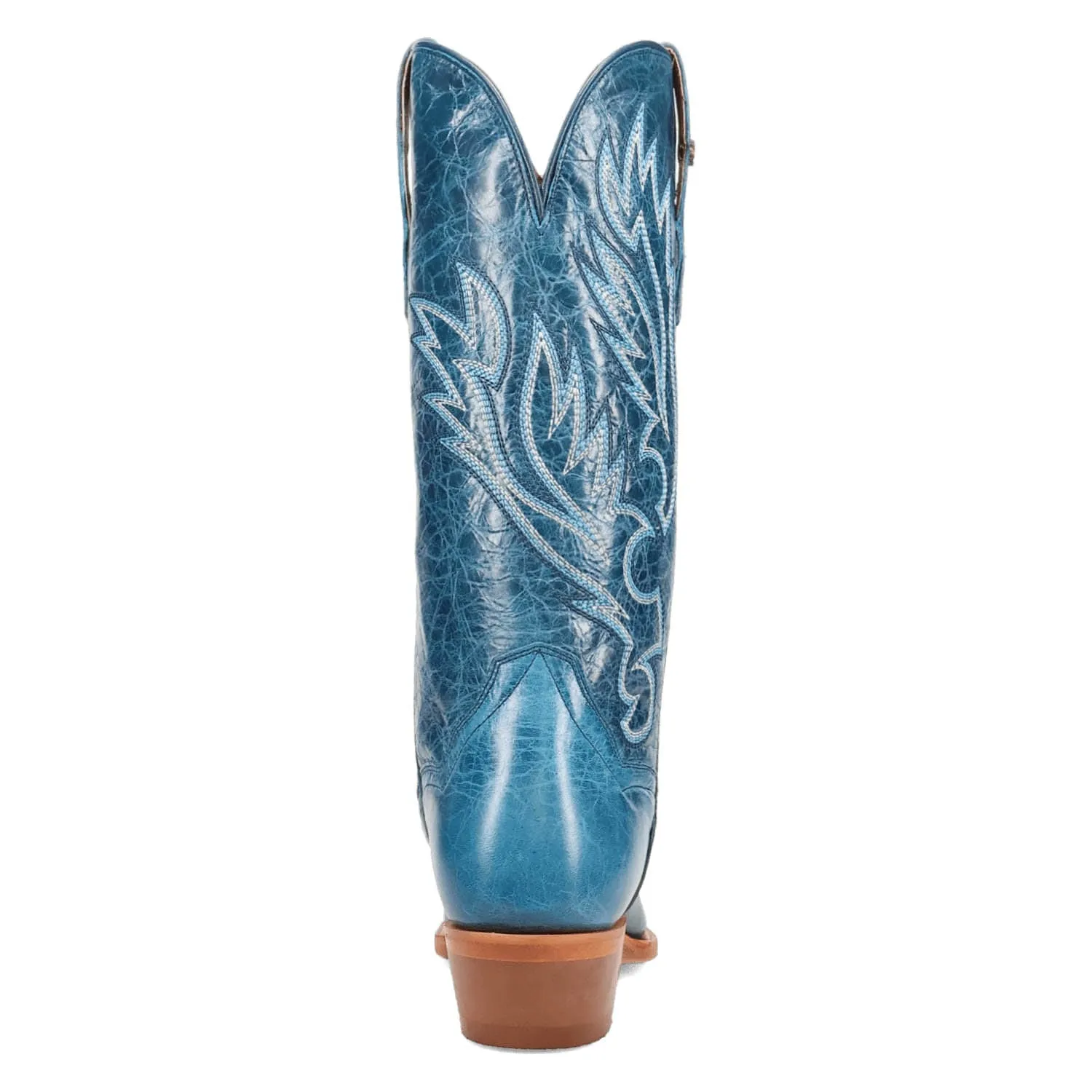Dan Post Womens Katy Blue Leather Cowboy Boots