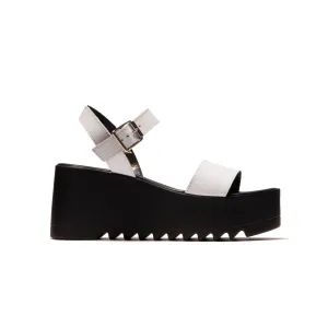 Emmie White Leather