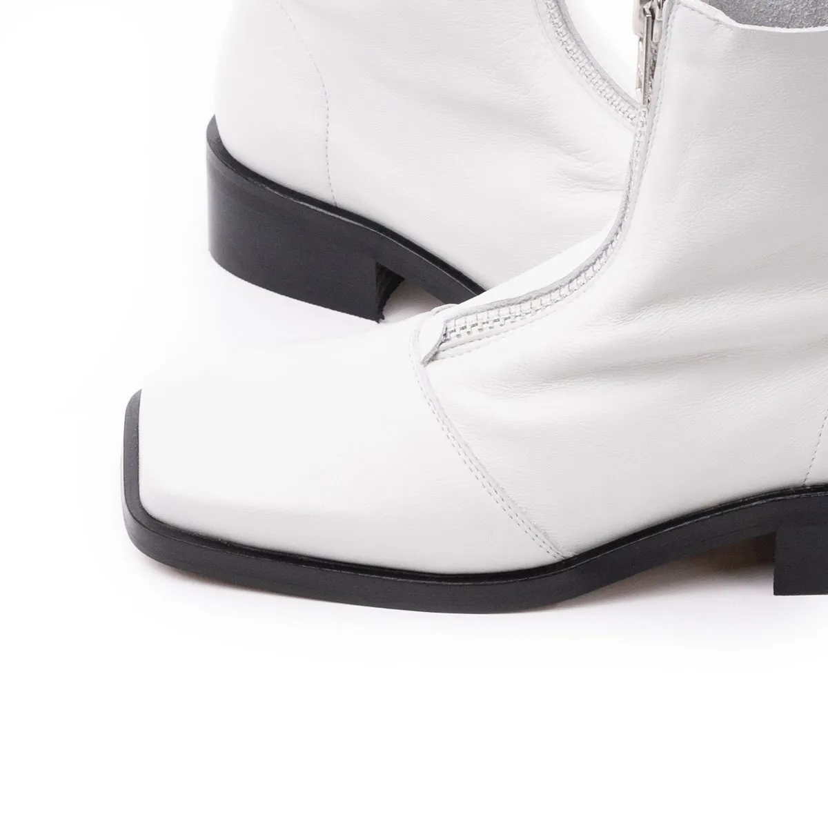 Eton White Leather