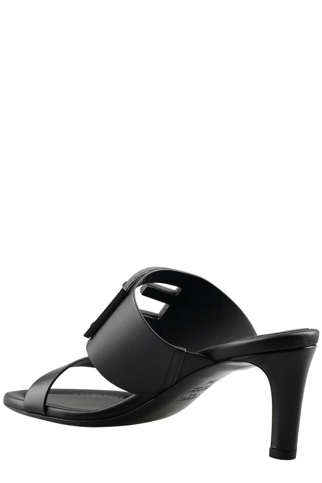 Fendi FF Baguette Motif Heeled Sandals