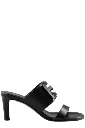 Fendi FF Baguette Motif Heeled Sandals