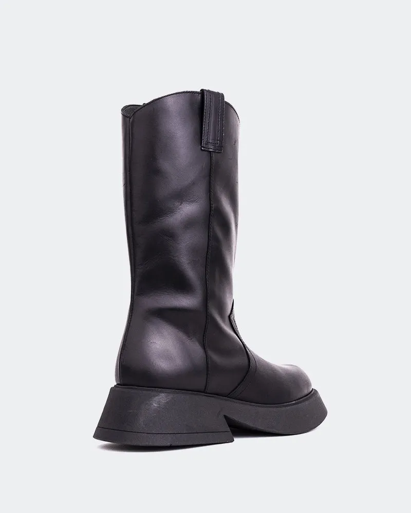Gaulle Black Leather