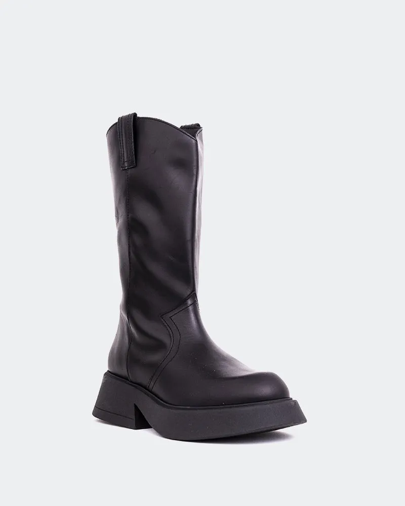 Gaulle Black Leather