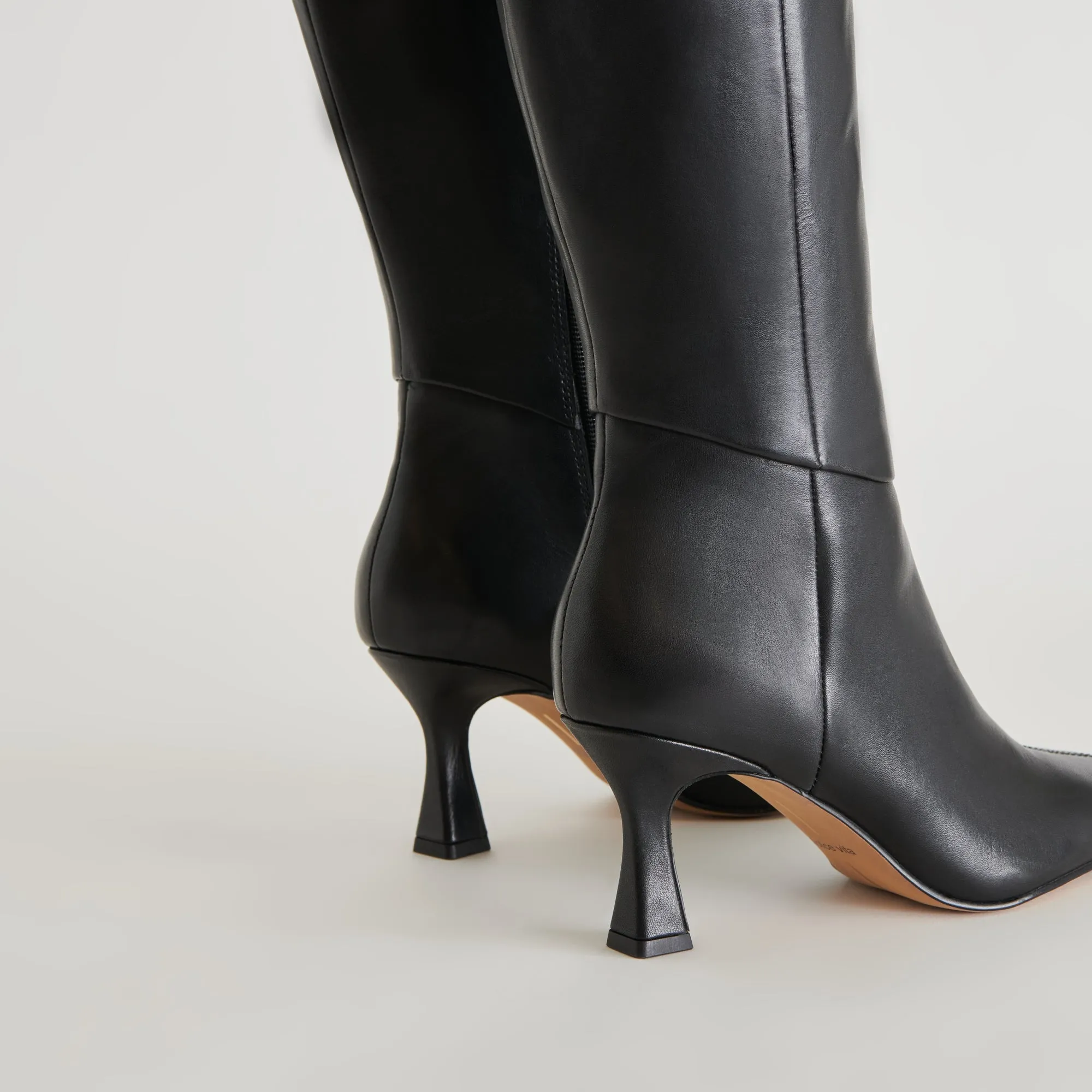 GYRA BOOTS BLACK LEATHER - re:vita