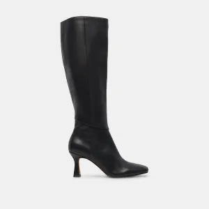 GYRA BOOTS BLACK LEATHER - re:vita