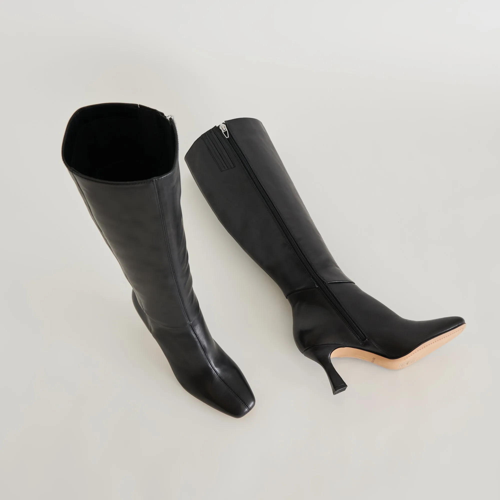 GYRA BOOTS BLACK LEATHER - re:vita