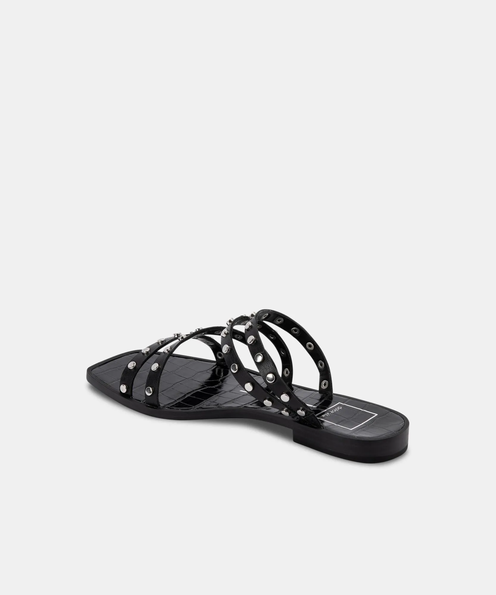 IZABEL STUDDED SANDALS BLACK STELLA - re:vita