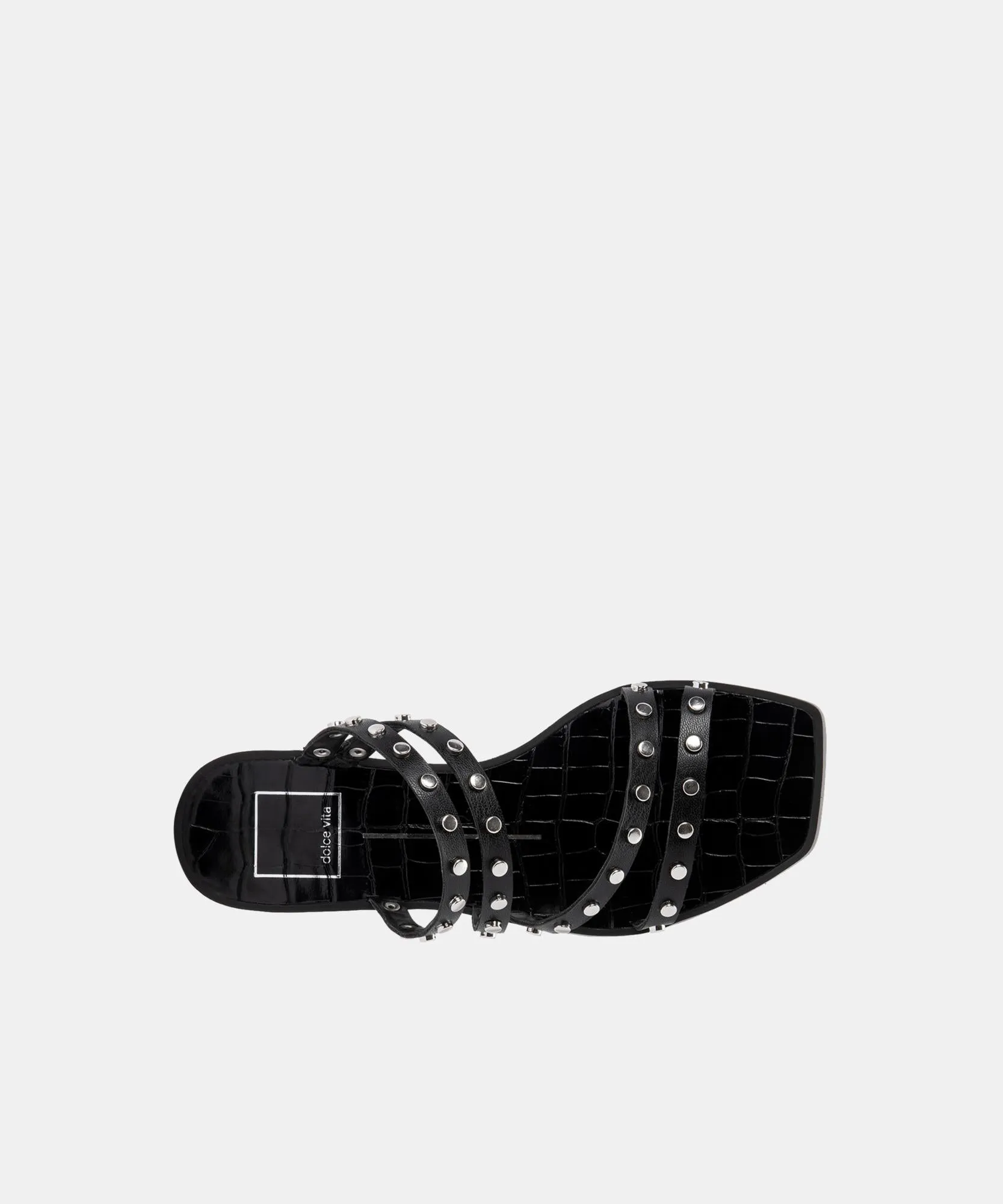 IZABEL STUDDED SANDALS BLACK STELLA - re:vita