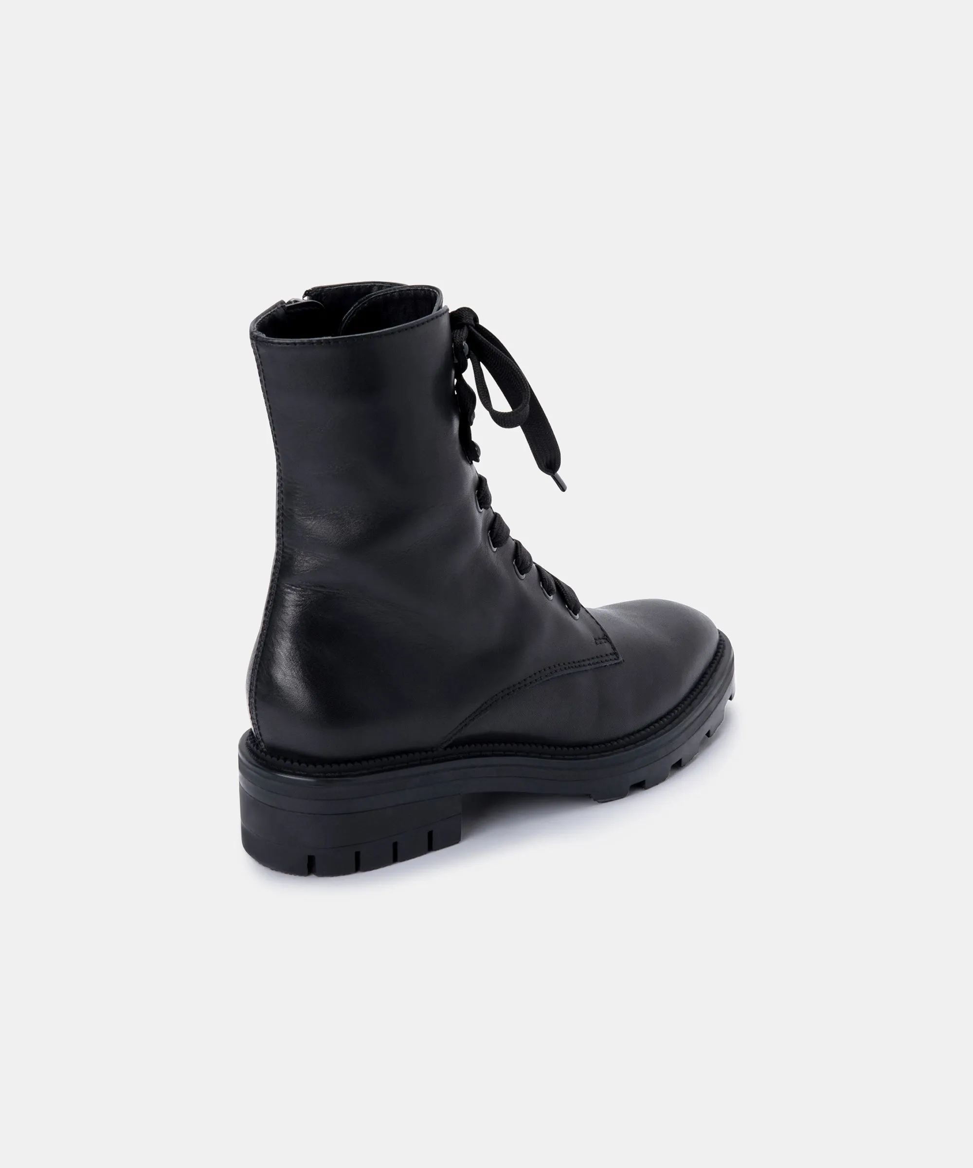 LOTTIE BOOTS BLACK LEATHER