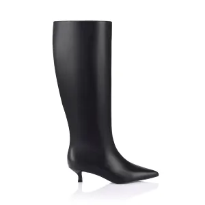 Lucila Knee High Boots - Black