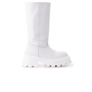 Lucius White Leather