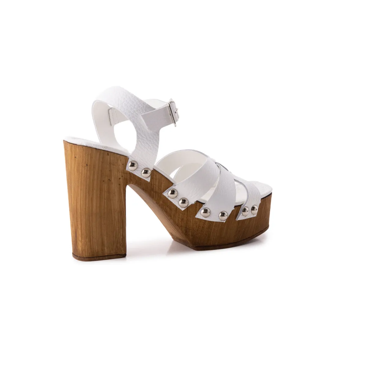 Matilda White Leather