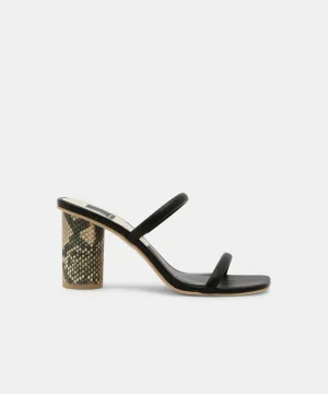 NOLES HEELS BLACK - re:vita