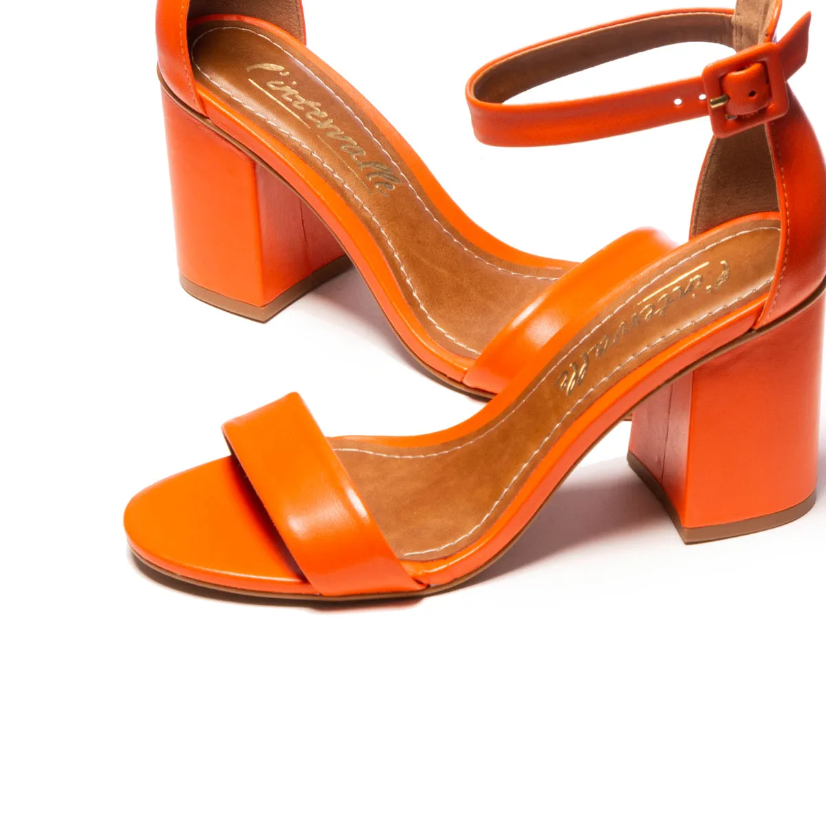 Paradiso Orange Leather