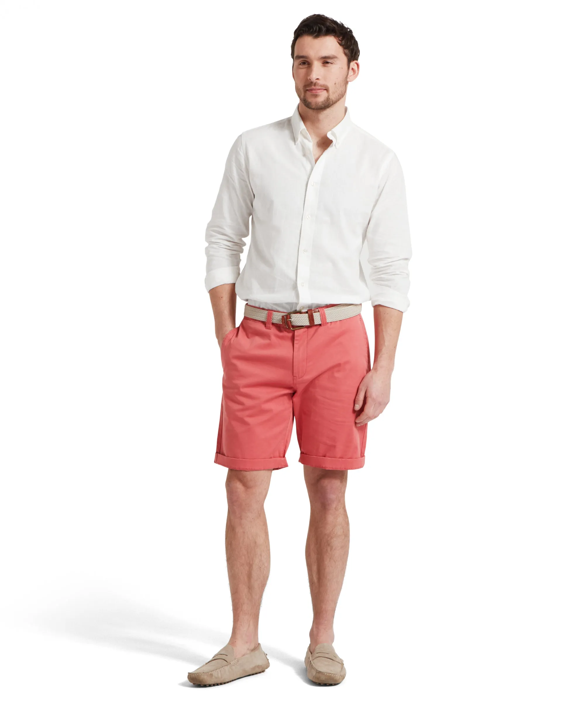 Paul Chino Shorts - Coral