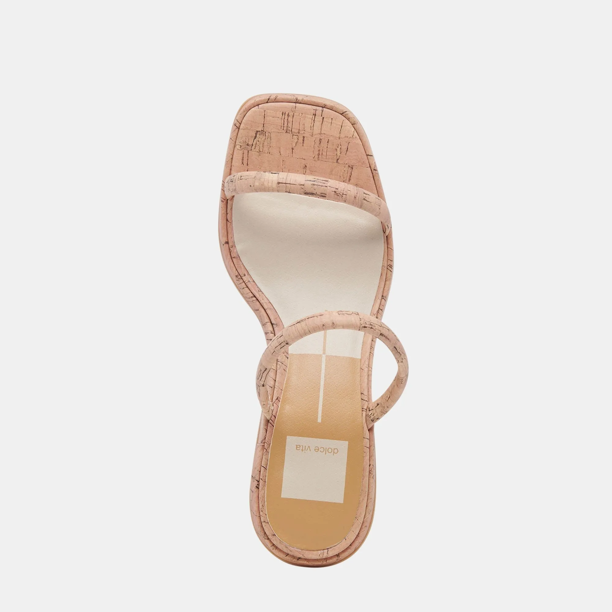 RAMIZE SANDALS NATURAL CORK - re:vita