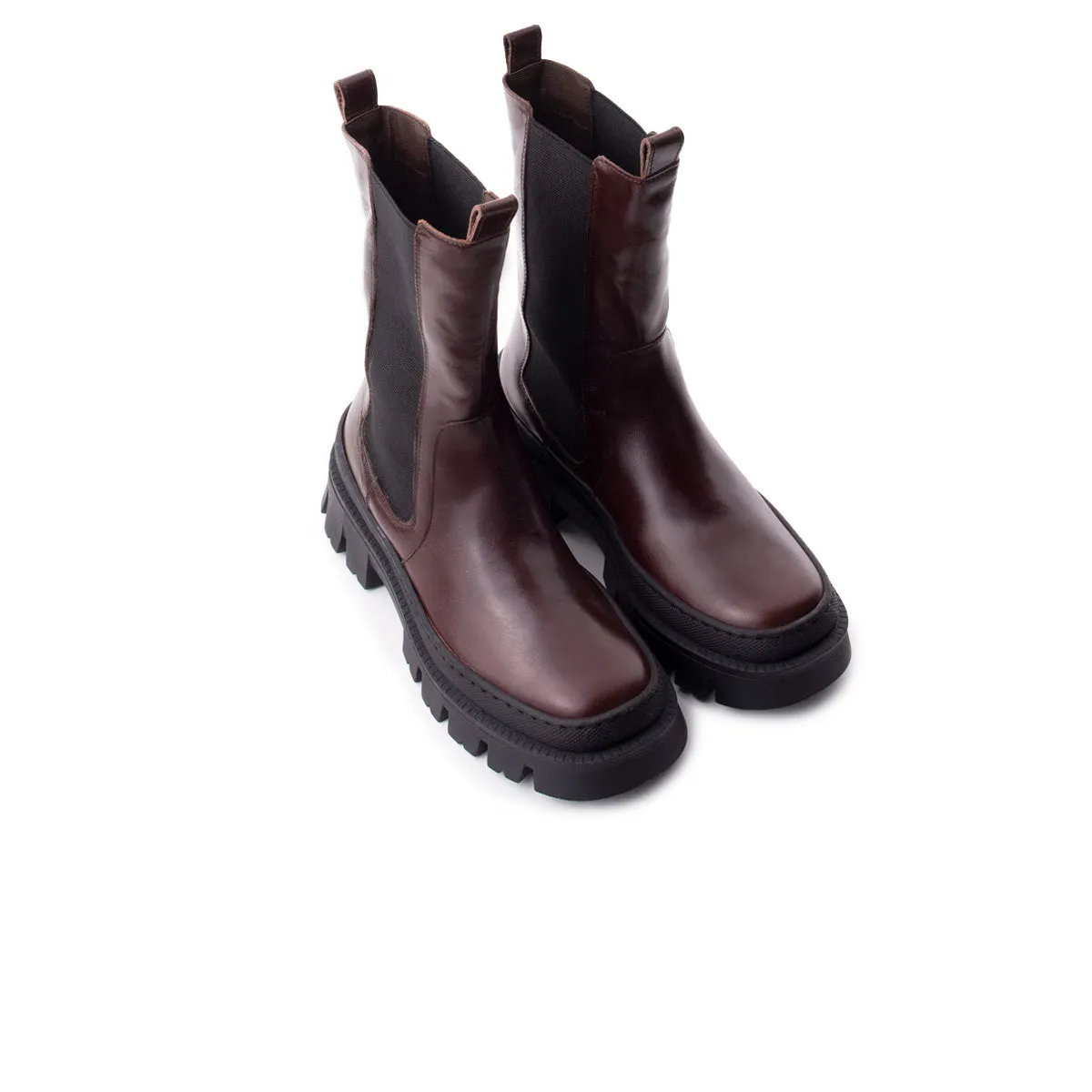 Ravenna Dark Brown Leather