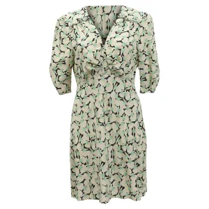 Rixo Enya Pearl Printed Mini Dress in Multicolor Cotton
