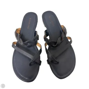 Sandals Flats By Talbots In Navy, Size: 9