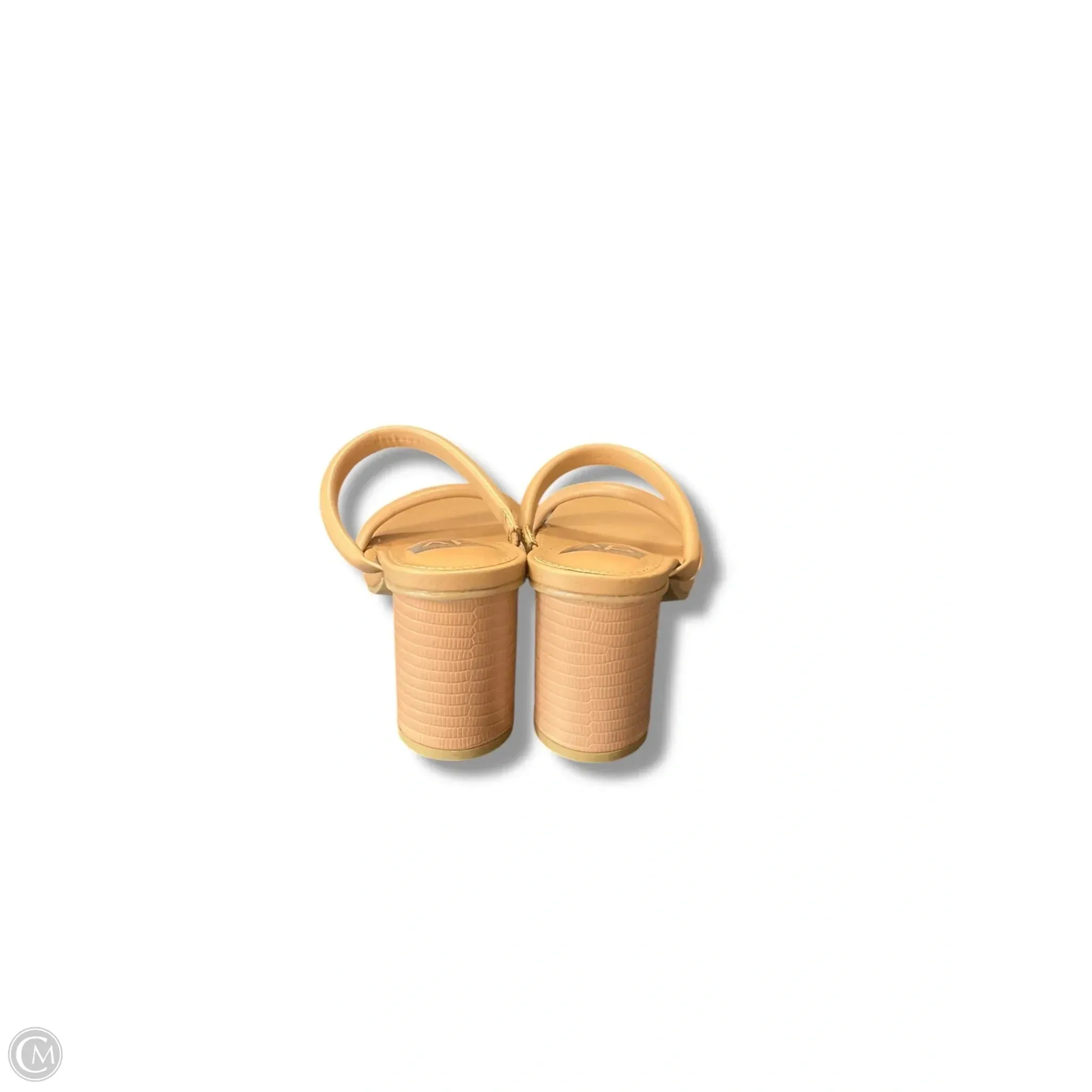 Sandals Heels Block By Dolce Vita In Tan, Size: 6