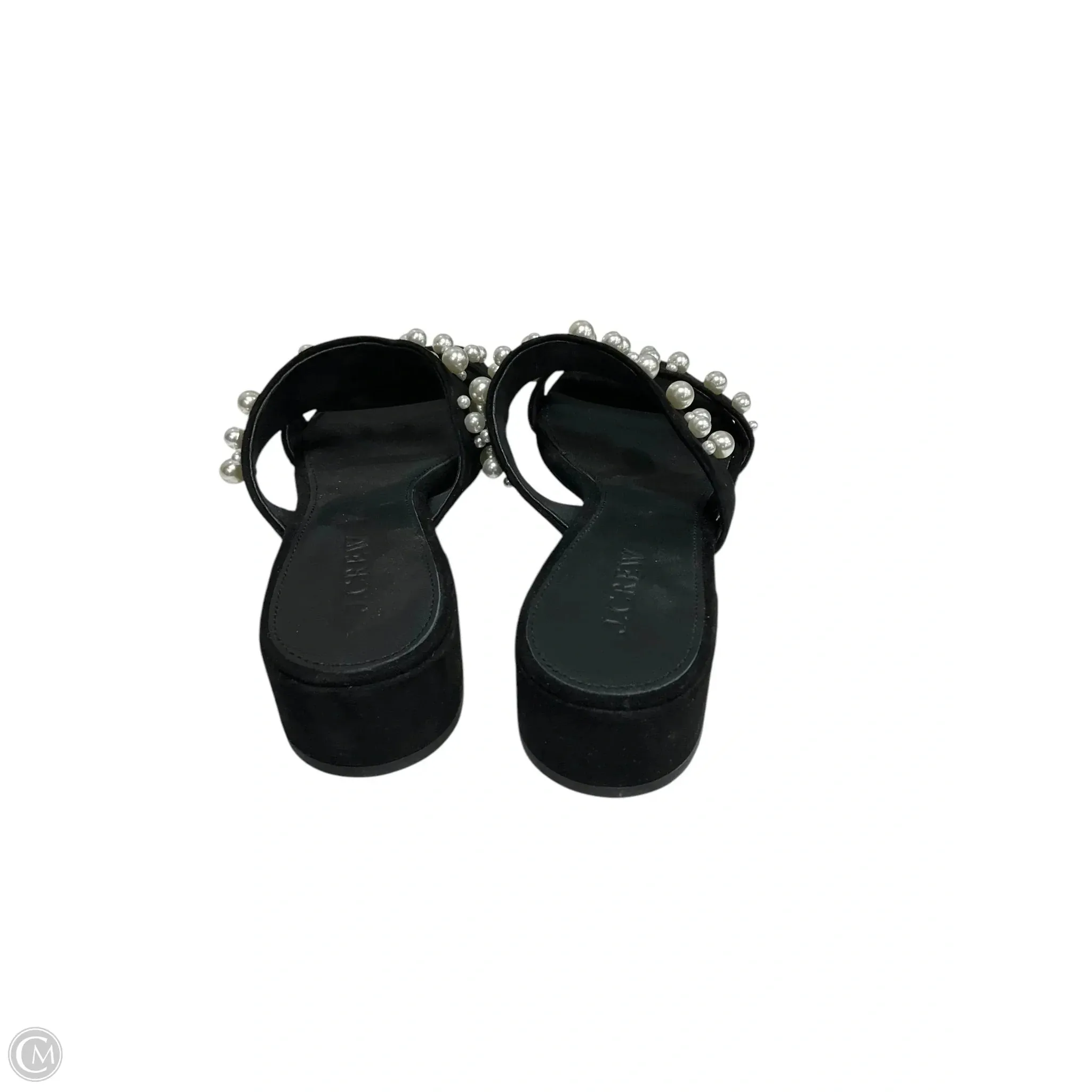 Sandals Heels Block By J. Crew In Black & White, Size: 8