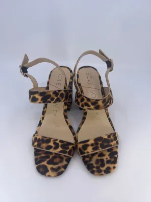 Sandals Heels Block By Sole Society  Size: 7