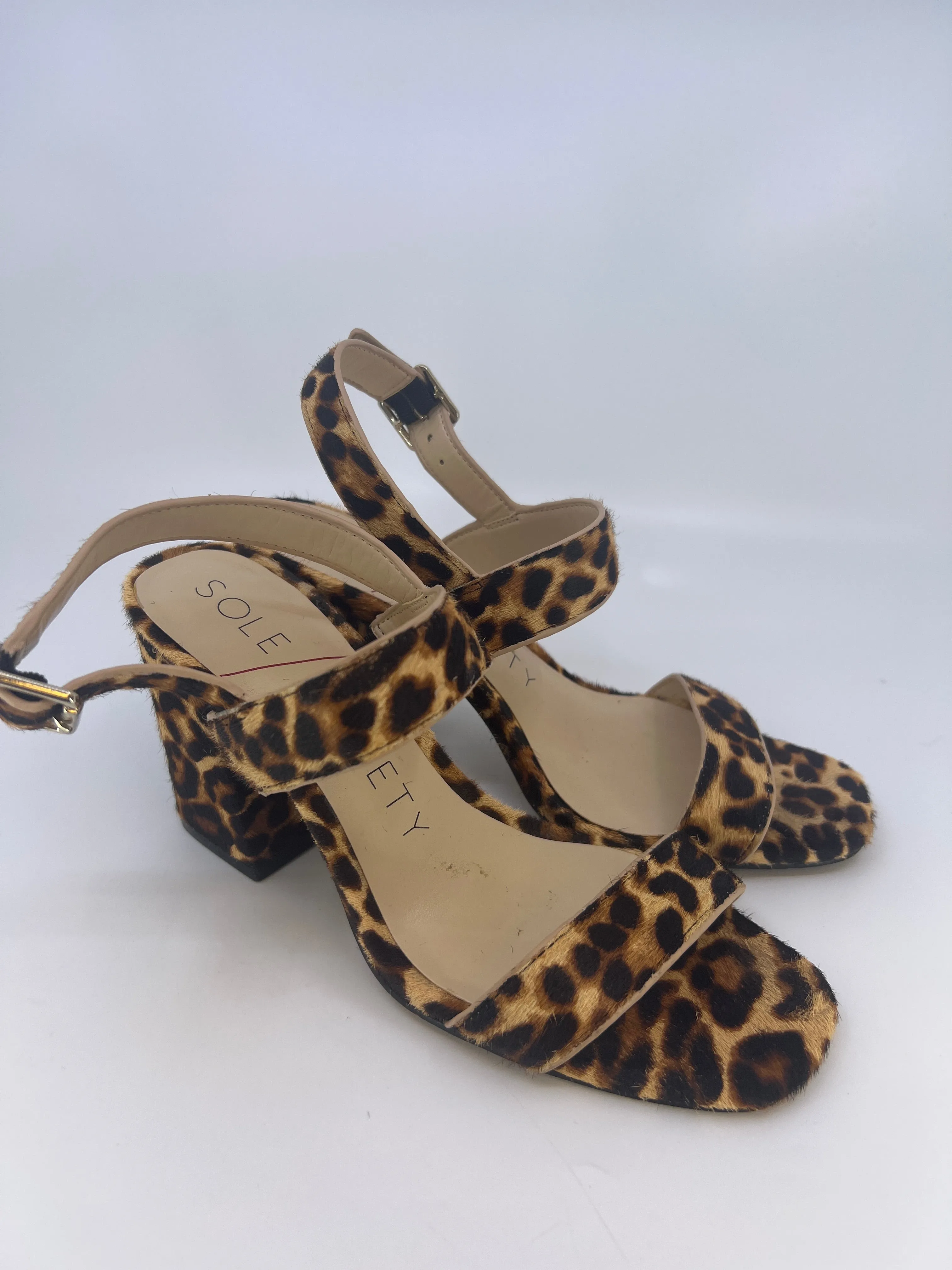 Sandals Heels Block By Sole Society  Size: 7