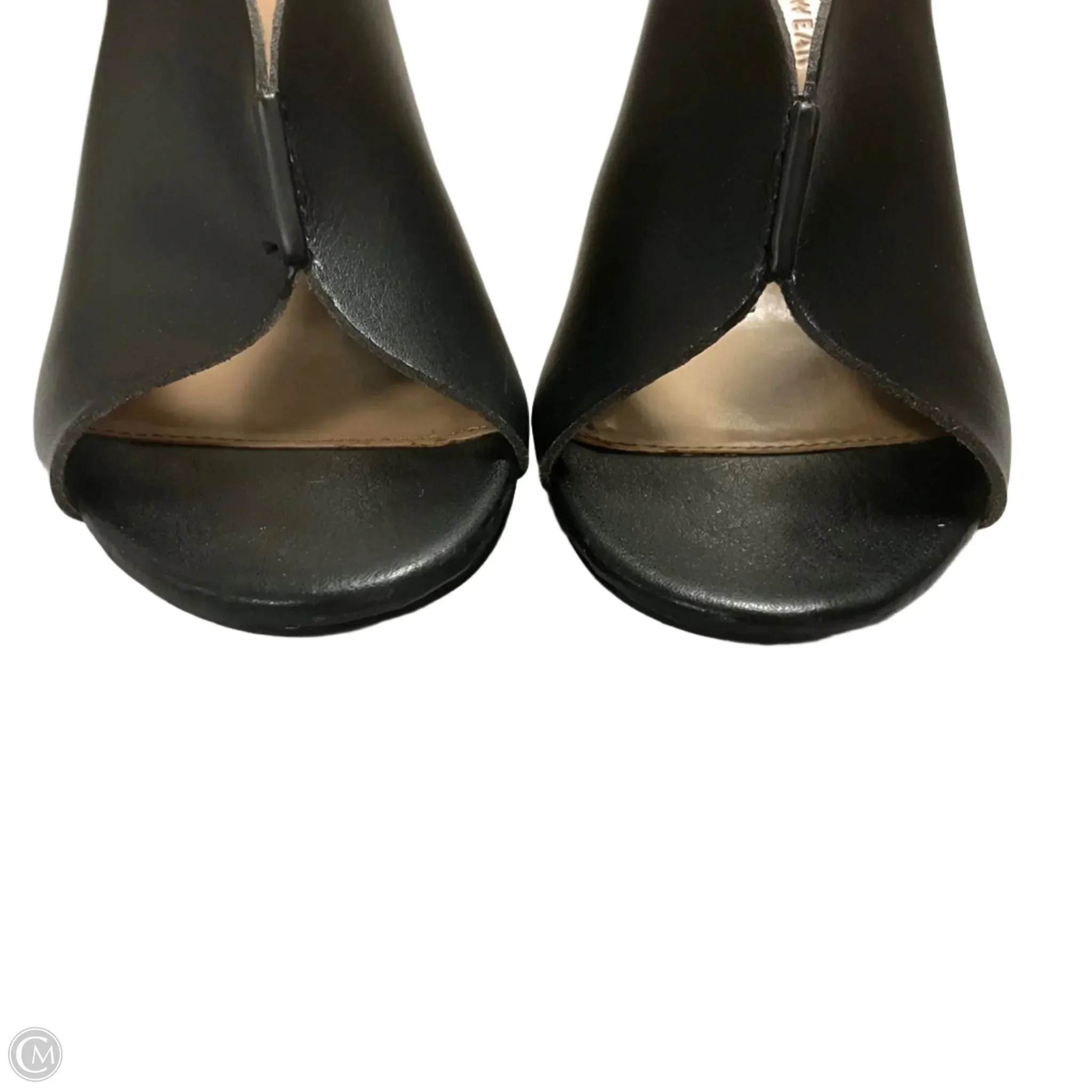 Sandals Heels Block By Who What Wear In Black, Size: 6