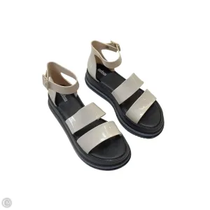 Sandals Heels Platform By Cmb In Cream, Size: 9