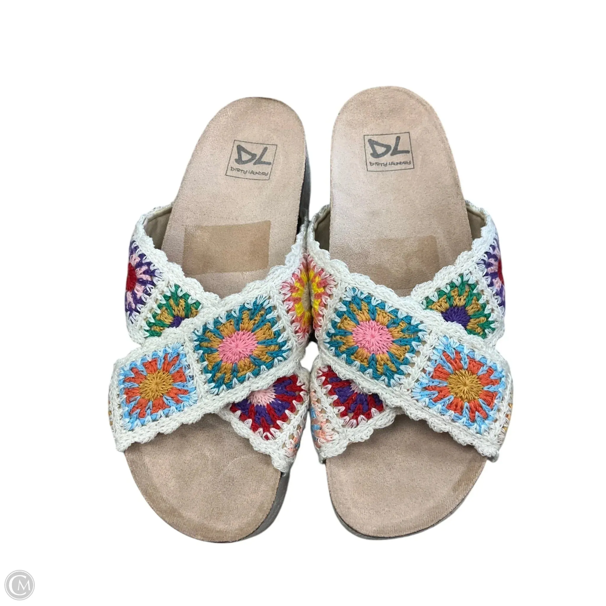 Sandals Heels Platform By Dirty Laundry In Multi-colored, Size: 9
