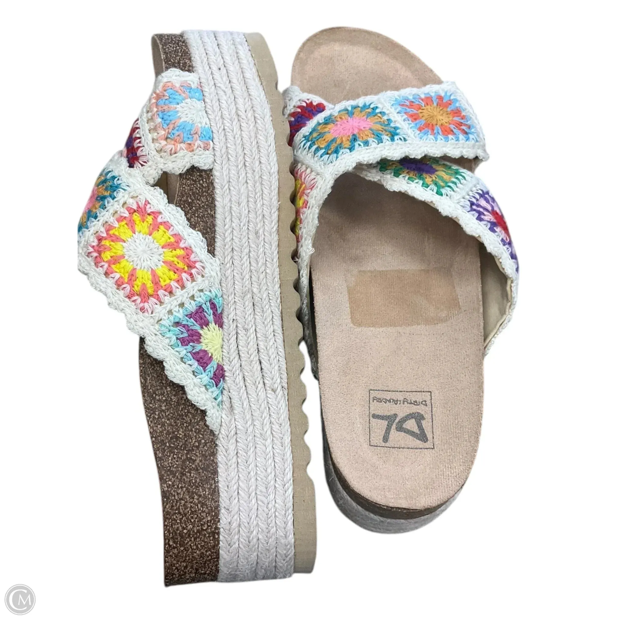 Sandals Heels Platform By Dirty Laundry In Multi-colored, Size: 9