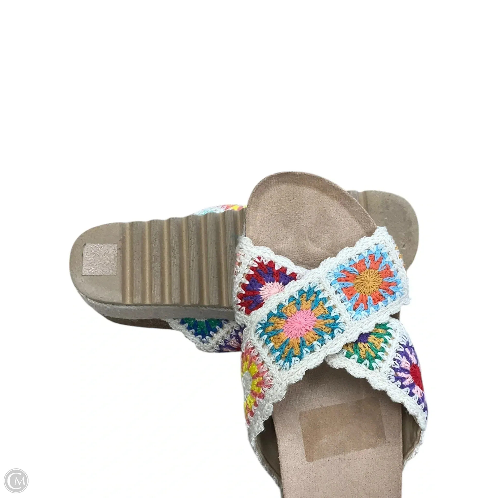 Sandals Heels Platform By Dirty Laundry In Multi-colored, Size: 9