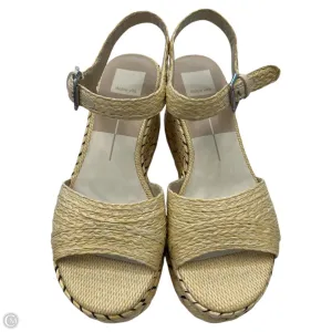 Sandals Heels Platform By Dolce Vita In Tan, Size: 8.5