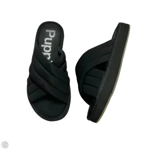 Sandals Heels Platform By Hush Puppies In Black, Size: 8
