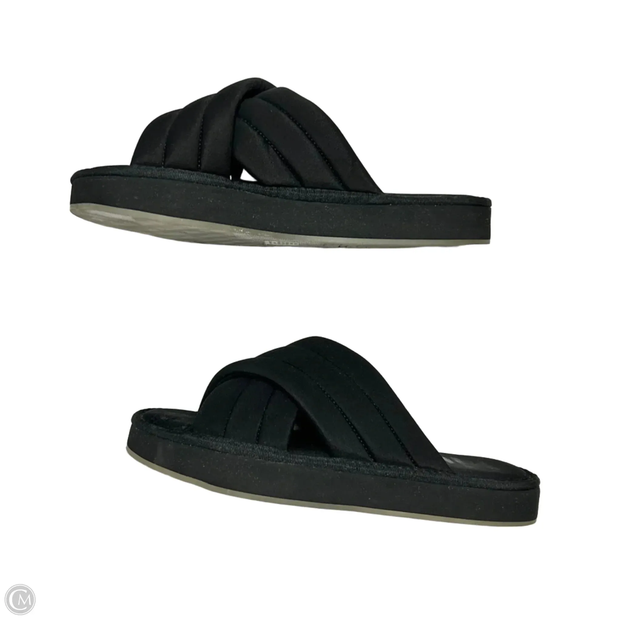 Sandals Heels Platform By Hush Puppies In Black, Size: 8