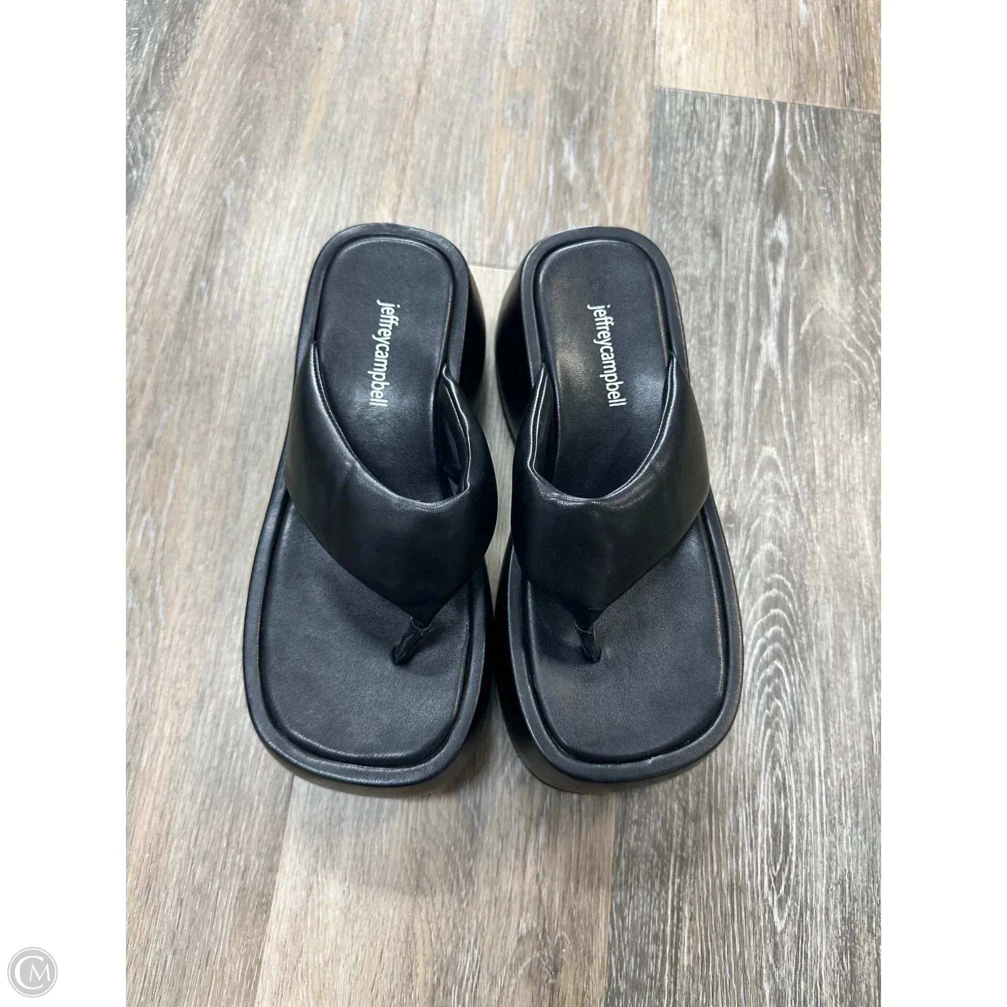Sandals Heels Platform By Jeffery Campbell In Black, Size: 7